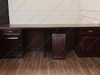 Large Custom Mahogany Wraparound Pub Bar