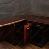 Large Custom Mahogany Wraparound Pub Bar