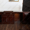 Large Custom Mahogany Wraparound Pub Bar