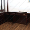 Large Custom Mahogany Wraparound Pub Bar