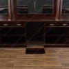 Large Custom Mahogany Wraparound Pub Bar