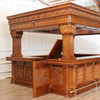 15ft Large Ornate  Heavily Carved Canopy Pub Bar