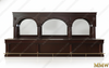 20ft Custom Mahogany Brunswick  Restaurant  Bar