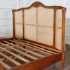 Cane Rattan Country Farmhouse Panel Bed