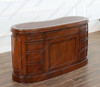 Mahogany Executive Kidney Shape Desk (57W x 20D)
