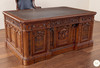 6ft Mahogany Resolute Desk w/ Leather Top (72" X 36")