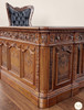 6ft Mahogany Resolute Desk w/ Leather Top (72" X 36")