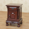 5pc Walnut Queen Anne Barley Twist Bedroom Set