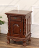 5pc Walnut Queen Anne Barley Twist Bedroom Set