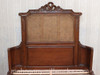 Antoinette Bed with Wicker Panel