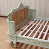 Antoinette Bed with Wicker Panels