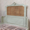 Antoinette Bed with Wicker Panels