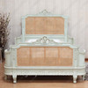 Antoinette Bed with Wicker Panel