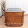 PU Mahogany Executive Desk w/ PU Finish