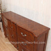 French Mappa Burl Inlay Sideboard
