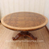 PU Walnut Dining Table
