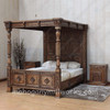 3pc Ancestral Canopy Bed room set