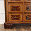 Egyptian Mappa Burl  Inlay Dresser w/ Mirror