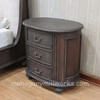 Charcoal Safari 3 Drawer Nightstand