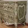 Painted Florentine With Silver Accents Venetian 2 Drawer Chest