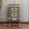 Painted Florentine With Silver Accents Venetian Bed Set Of 3
