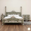 3pc Painted Florentine Venetian Bedroom Set
