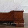 Walnut Bordeaux Sleigh Style Bed