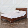 Walnut Bordeaux Sleigh Style Bed