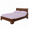 Walnut Bordeaux Sleigh Style Bed
