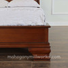 Walnut Bordeaux Sleigh Style Bed