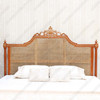 French Marseilles Style Bed with Wicker Panel