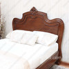Walnut Louis Carved Bed