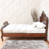 Walnut Louis Carved Bed