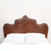 Walnut Louis Carved Bed