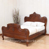 Walnut Louis Carved Bed