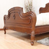 Walnut Louis Carved Bed