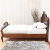 Walnut Louis Carved Bed
