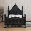 Solid Mahogany Gothic Empire Bed