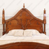 Solid Mahogany Gothic Empire Bed
