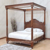 Walnut Georgian Style Canopy Bed
