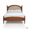 French Josephine Bed With Wicker Panel