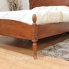 Walnut NC French Josephine Bed With Wooden Panel