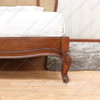French Normandie Style Bed with Wicker Panel
