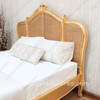 French Normandie Bed with Wicker Panel