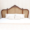 French Normandie Bed with Wicker Panel