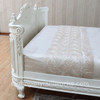 Painted White French Napoleon Style Panel Bed