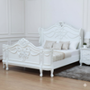 3-pc Painted French Napoleon Style Carved Bedroom Set