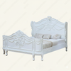 Painted French Napoleon Style Carved Bed