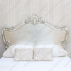 Silver French Flower Carved Bed