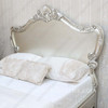 Silver French Flower Carved Bed